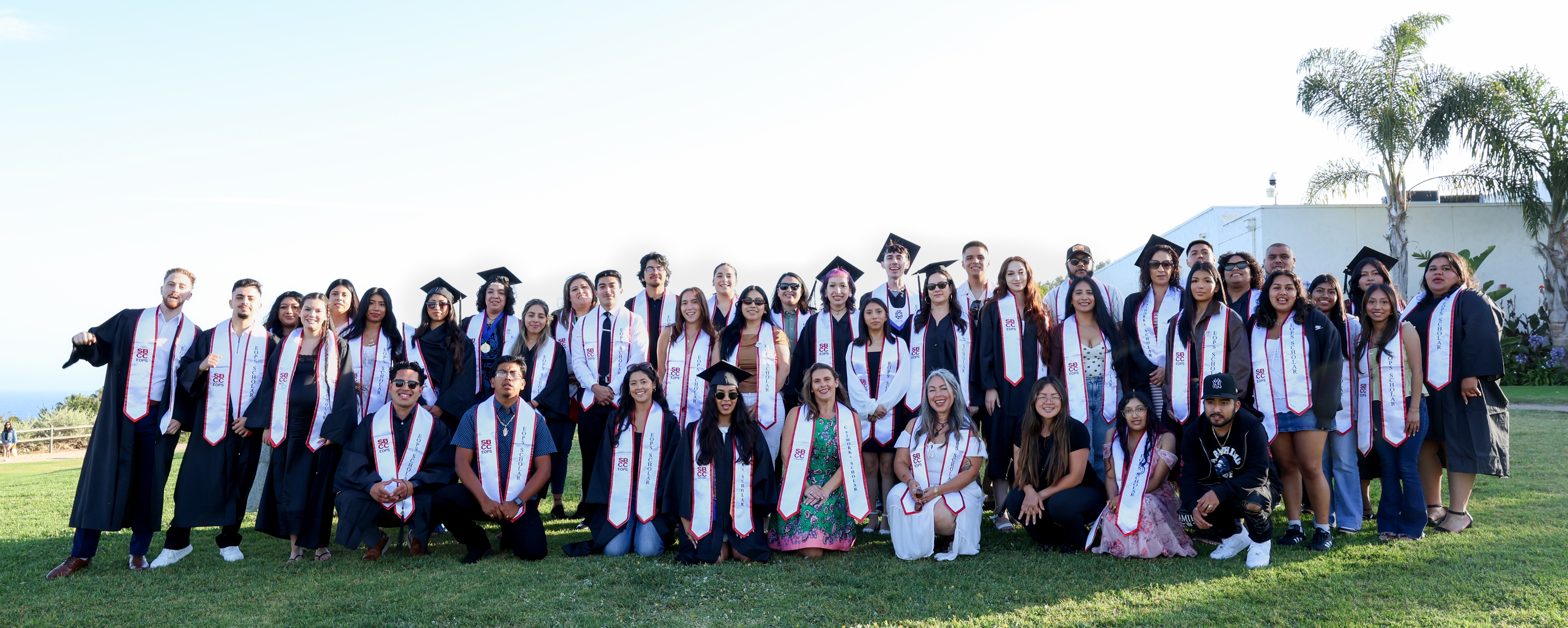 EOPS graduates posing for a picture