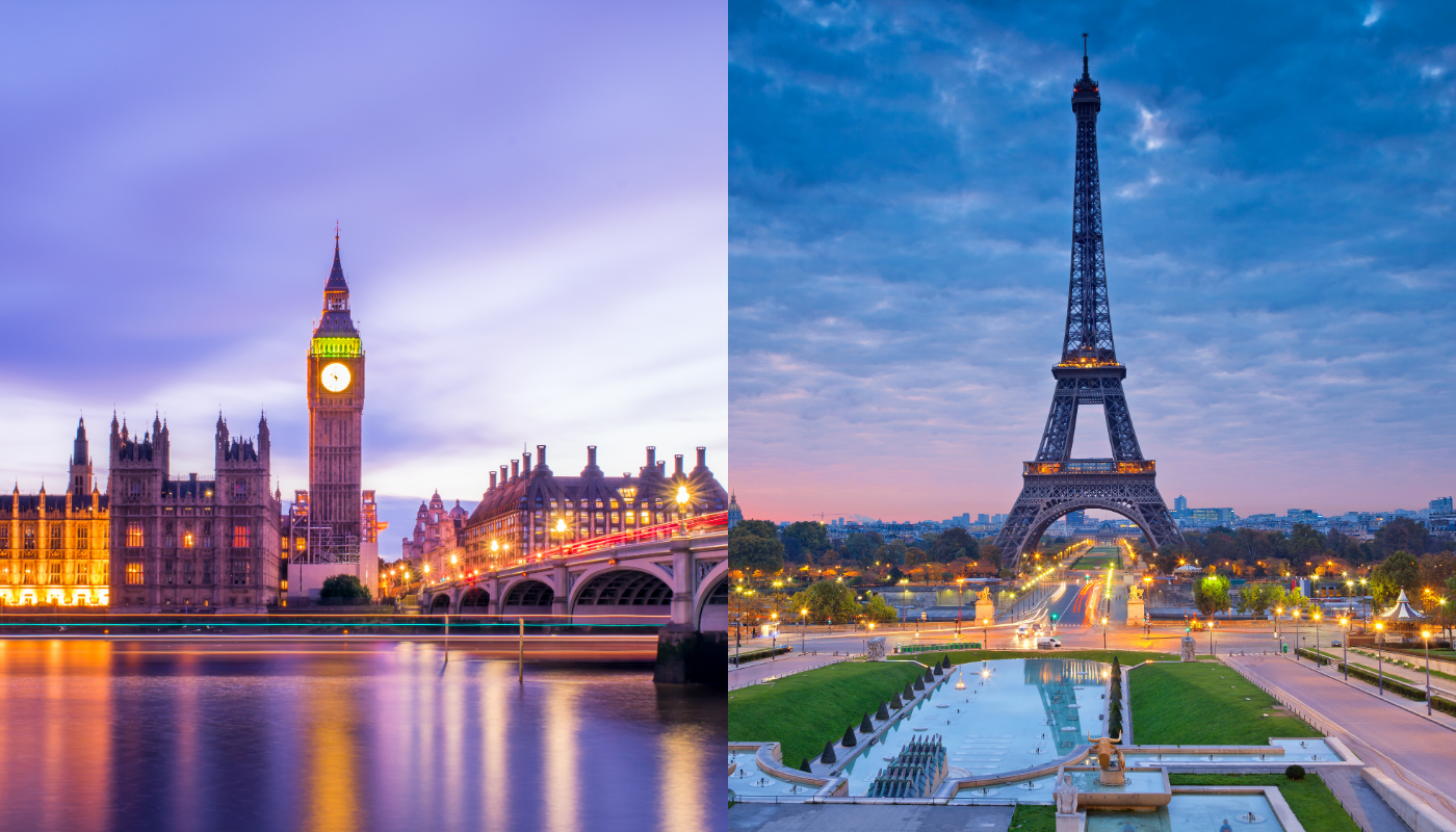 Paris and Rome